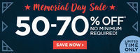Fabletics - 50-70% Off Memorial Day Sale