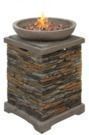 Best Choice Products 33” Lava Rock Stone Gas Fire Bowl