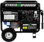 DuroMax 10000W Hybrid Dual Fuel Gas Propane Generator