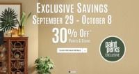 Sherwin Williams - 30% Off Paints & Stains (In-Store)
