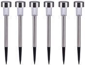 6 Pack of Solar Powered Path Lights