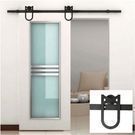 Yaheetech 6' Antique Horseshoe Sliding Door Track Set