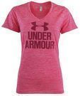Under Armour Women's Tech V Neck Twist Logo T Shirt
