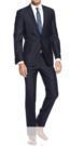 Gianni Milan Men's 2-Piece Slim-Fit Suit