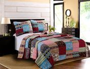 Greenland Home 3-Piece Bohemian Dream King Quilt Set