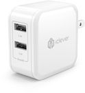 iClever BoostCube 4.8A 24W Dual USB Travel Wall Charger