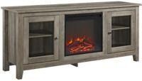 58 TV Stand w/ Electric Fireplace (Various Colors)
