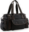 Vintage Large Canvas Men's Travel Shoulder Bag