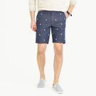 9 Chambray Short w/ Embroidered Ship Wheels