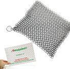 Amagabeli 8x6 Stainless Steel Chainmail Scrubber