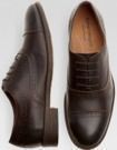 Robert Wayne Colorado Brown Cap Toe Dress Shoes