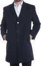 Alpine Swiss Luke Wool Men's 37 Top Coat (2 Colors)
