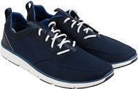 Clarks Orson Mens Blue Mesh Athletic Lace Up Training Shoes