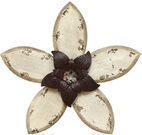 Stratton Home Decor Antique Flower Wall Decor