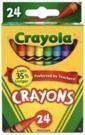 Crayola Crayons Pack Of 24 Assorted Colors