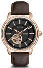 Bulova Men's Automatic 45mm Skeleton Dial Watch (97A109)