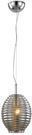 Bel Air Lighting 1-Light Polished Chrome Pendant
