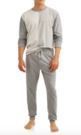 Hanes Men's Crew Top & Jogger Pant Lounge Set