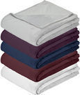 Essie Silky Soft Solid Velvet Throw Blanket