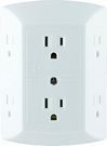 GE 6 Outlet Wall Power Strip